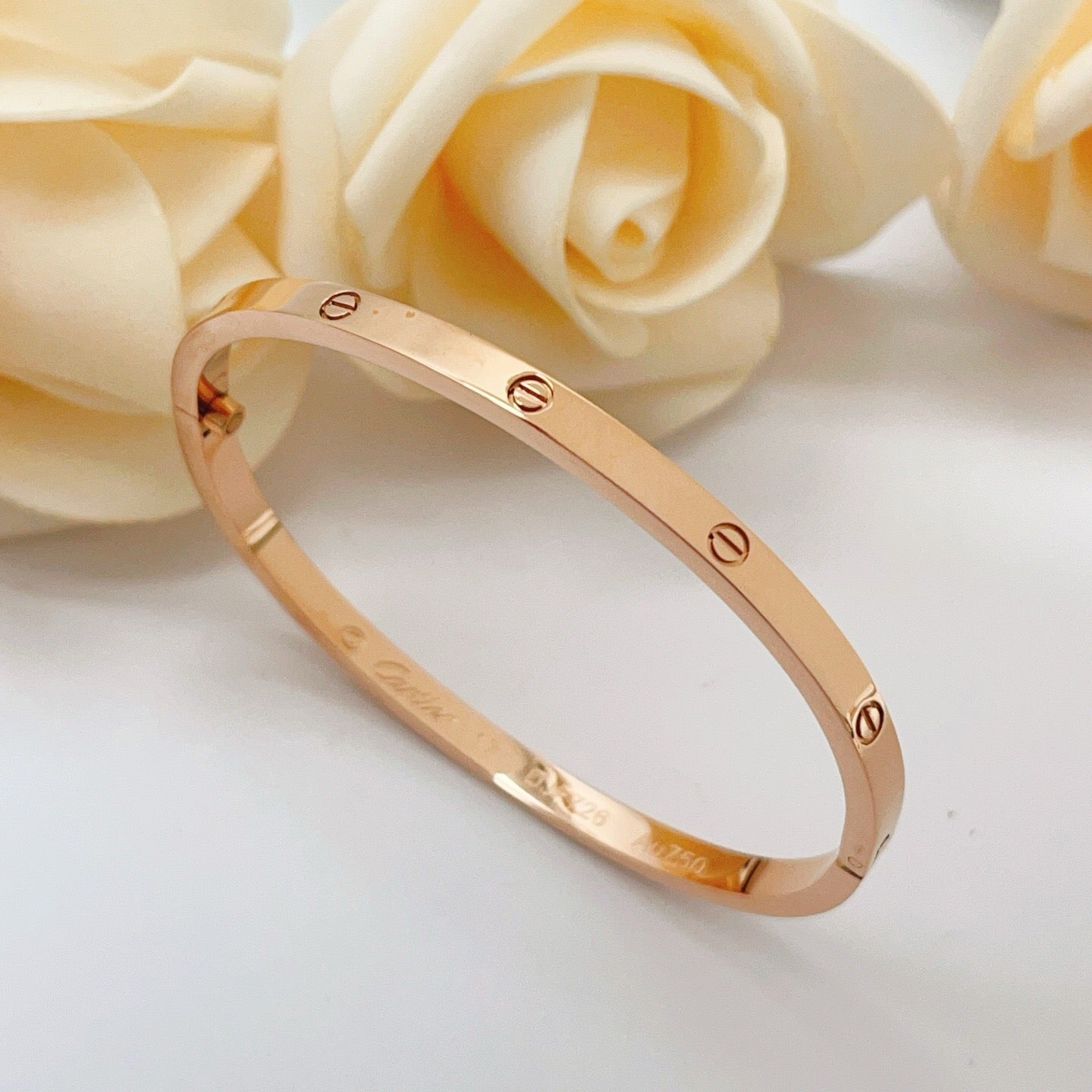 [✨ROSE💎]LOVE BRACELET 3.65MM NO DIAMONDS