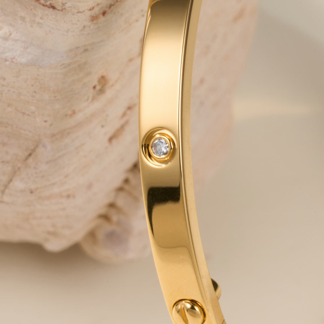[✨ROSE💎]LOVE BRACELET 3.65MM 6 DIAMONDS