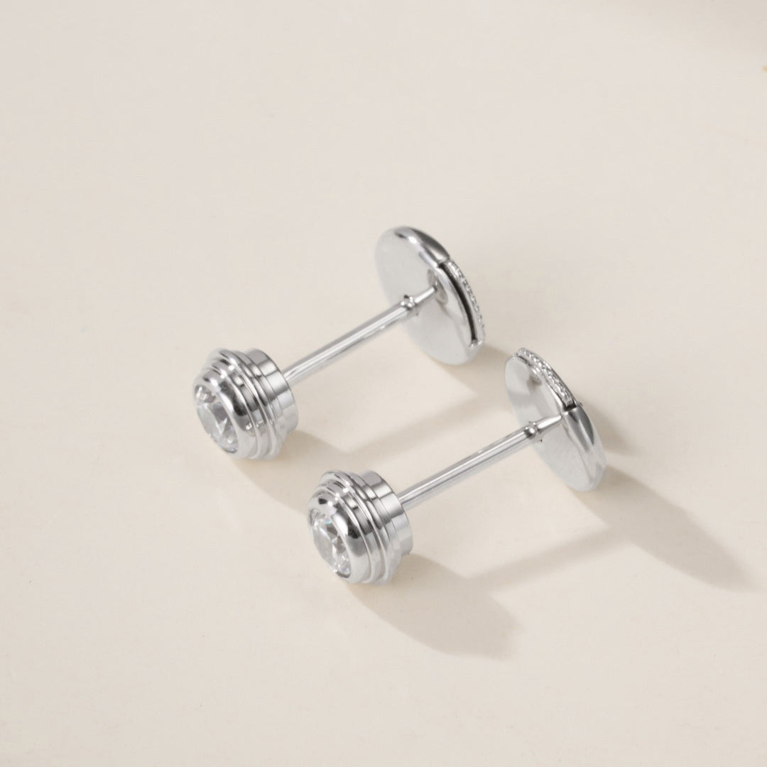 [✨ROSE💎]DAMOUR DIAMOND EARRINGS