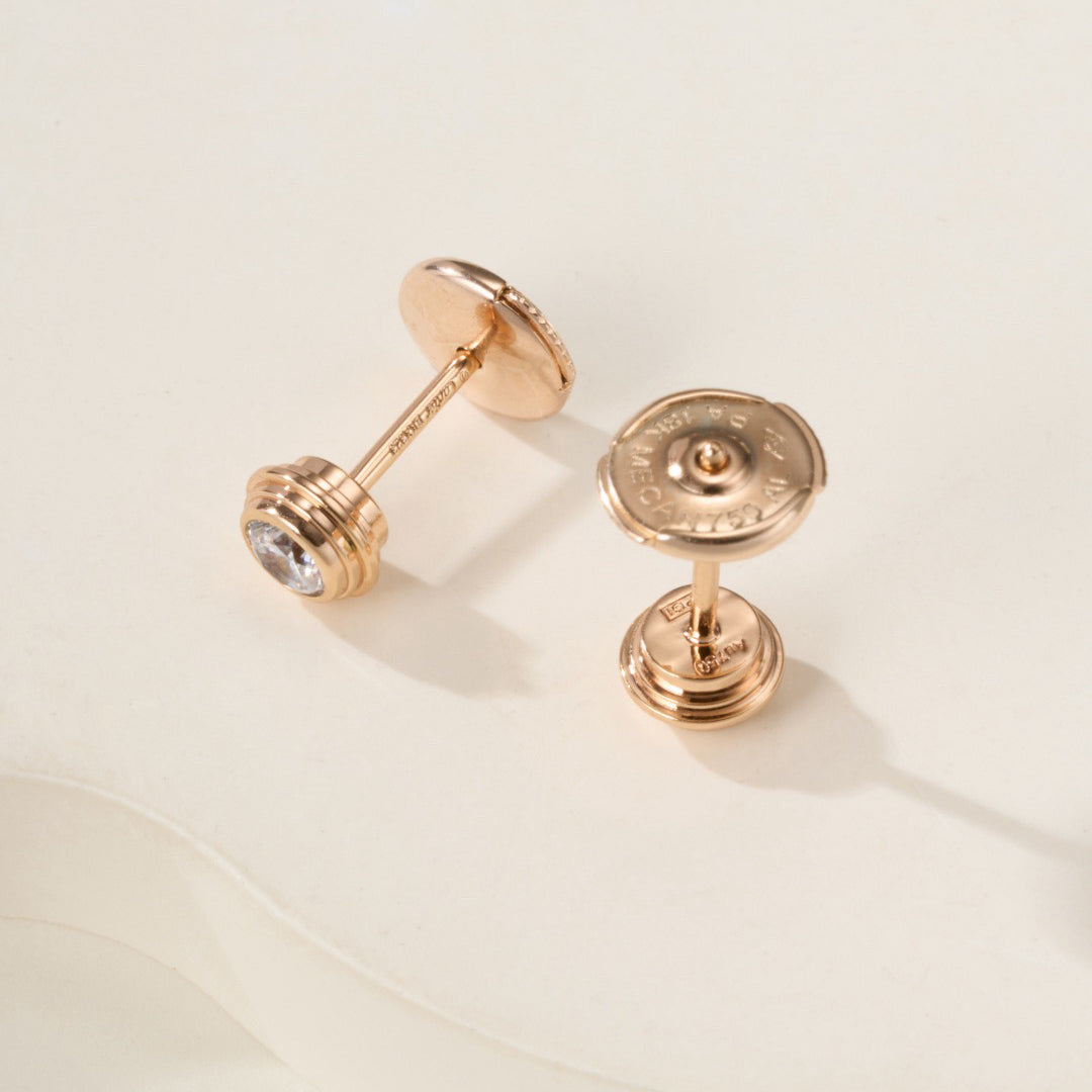[✨ROSE💎]DAMOUR DIAMOND EARRINGS