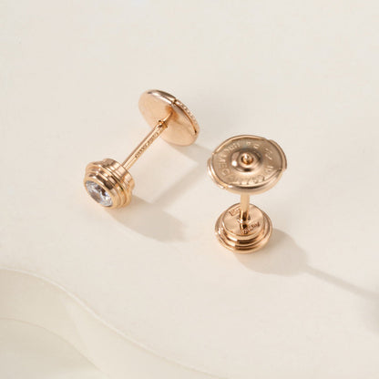 [✨ROSE💎]DAMOUR DIAMOND EARRINGS