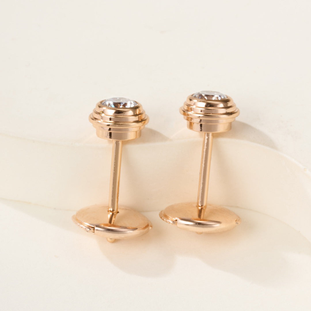 [✨ROSE💎]DAMOUR DIAMOND EARRINGS