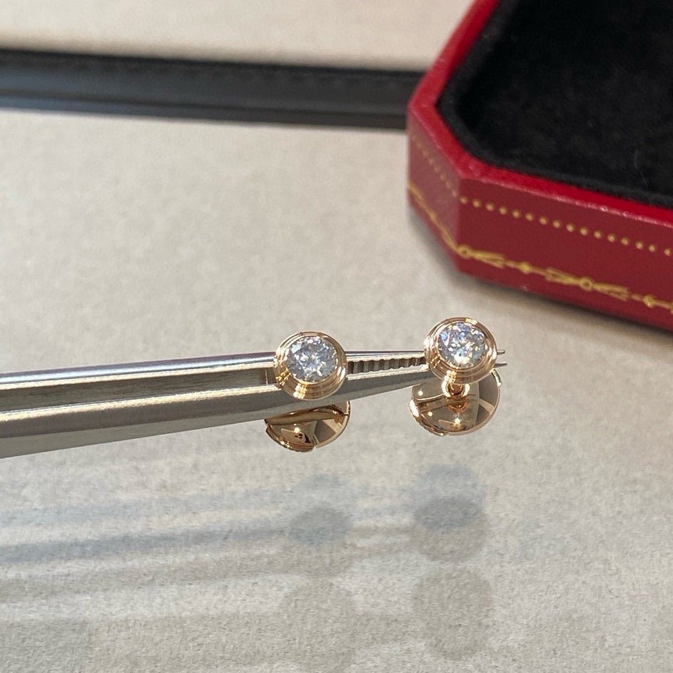 [✨ROSE💎]DAMOUR DIAMOND EARRINGS
