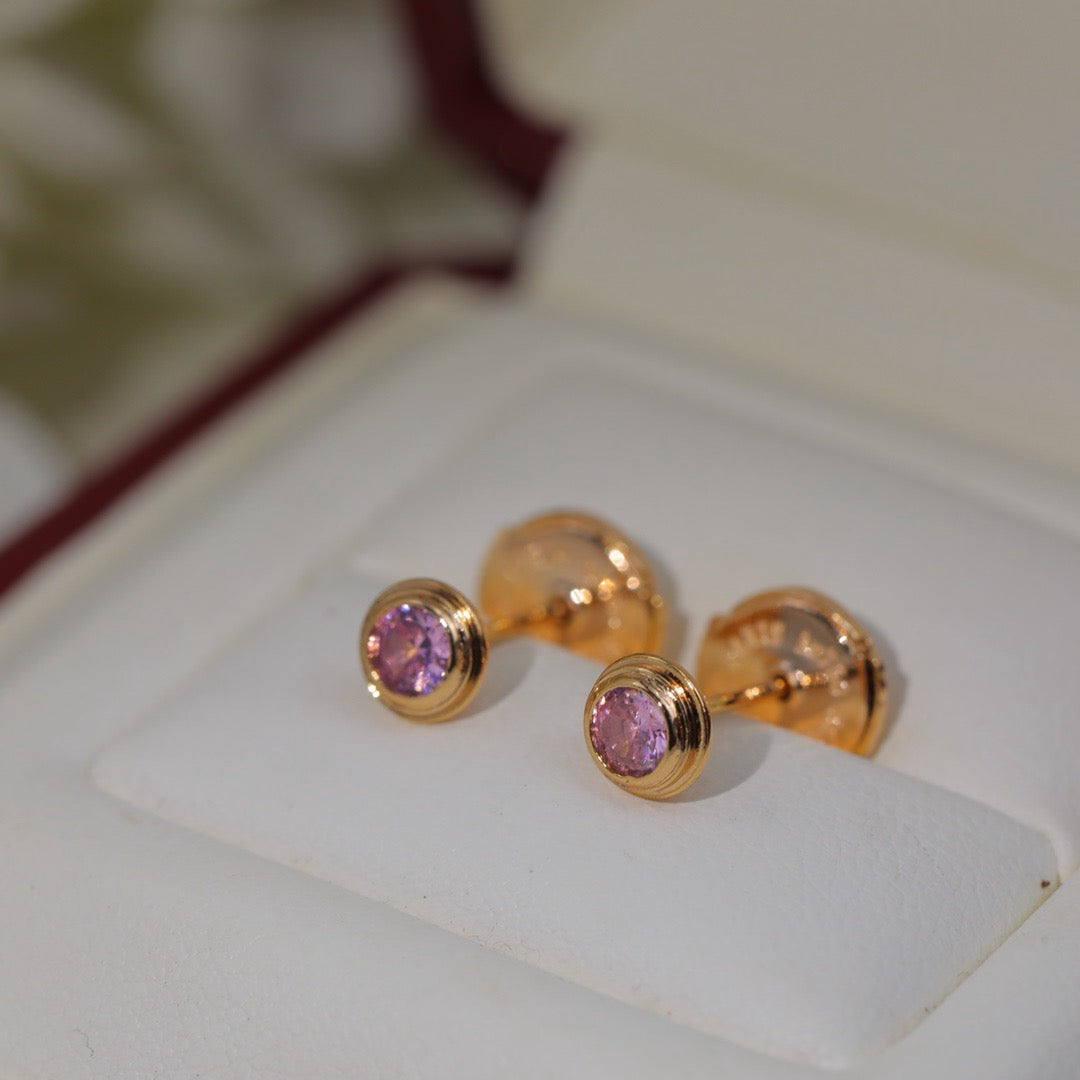[✨ROSE💎]DAMOUR PING DIAMOND EARRINGS
