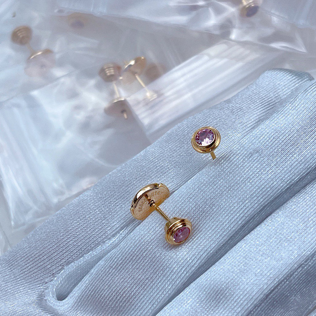 [✨ROSE💎]DAMOUR PING DIAMOND EARRINGS