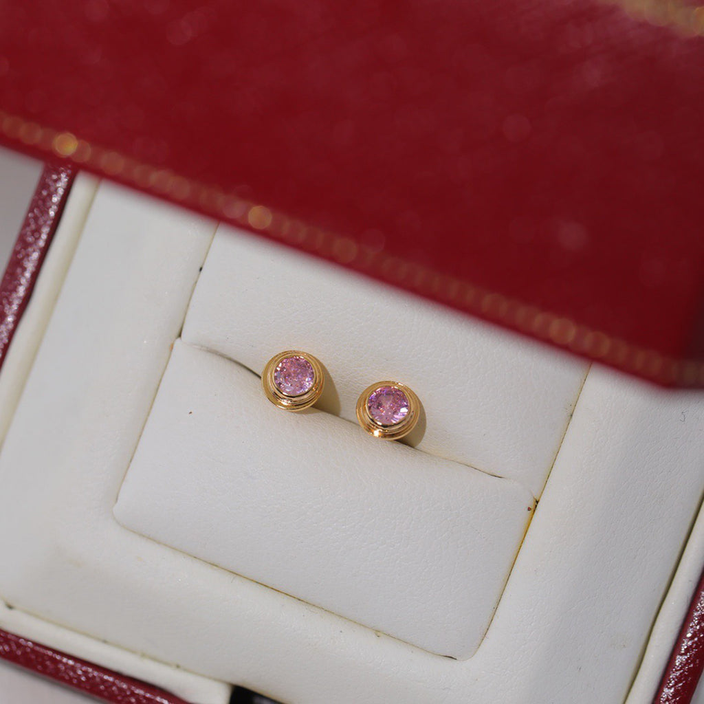 [✨ROSE💎]DAMOUR PING DIAMOND EARRINGS