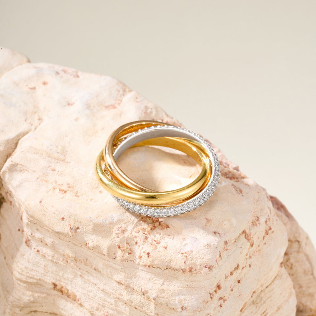 [✨ROSE💎]TRINITY 2.5MM RING COLLECTION
