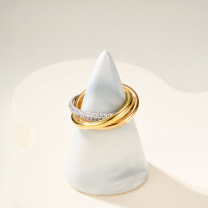 [✨ROSE💎]TRINITY 2.5MM RING COLLECTION