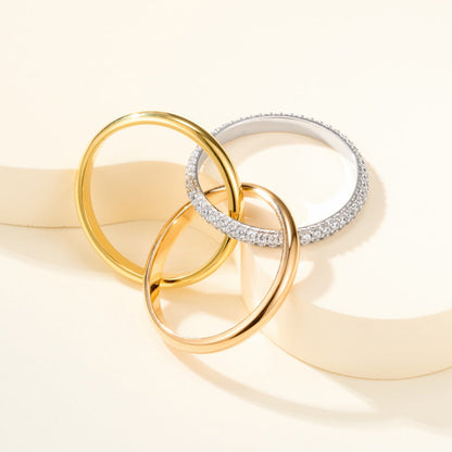 [✨ROSE💎]TRINITY 2.5MM RING COLLECTION