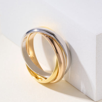 [✨ROSE💎]TRINITY 3.2MM RING COLLECTION