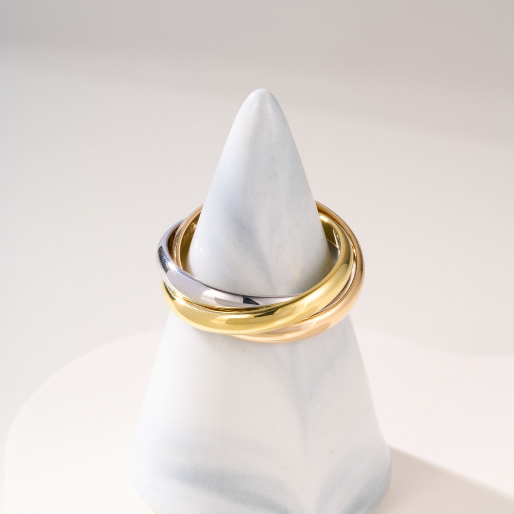 [✨ROSE💎]TRINITY 2.5MM RING COLLECTION