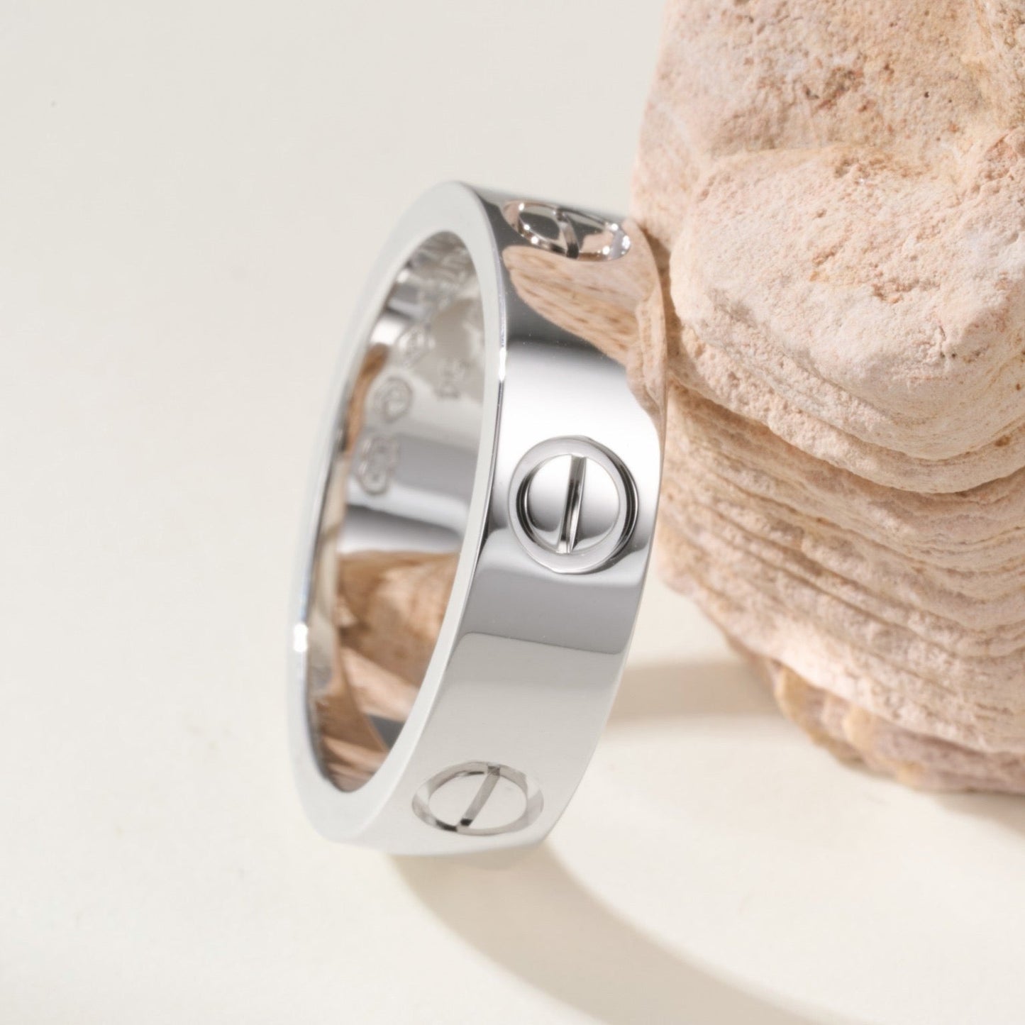 [✨ROSE💎]LOVE RING 5.5MM NO DIAMOND