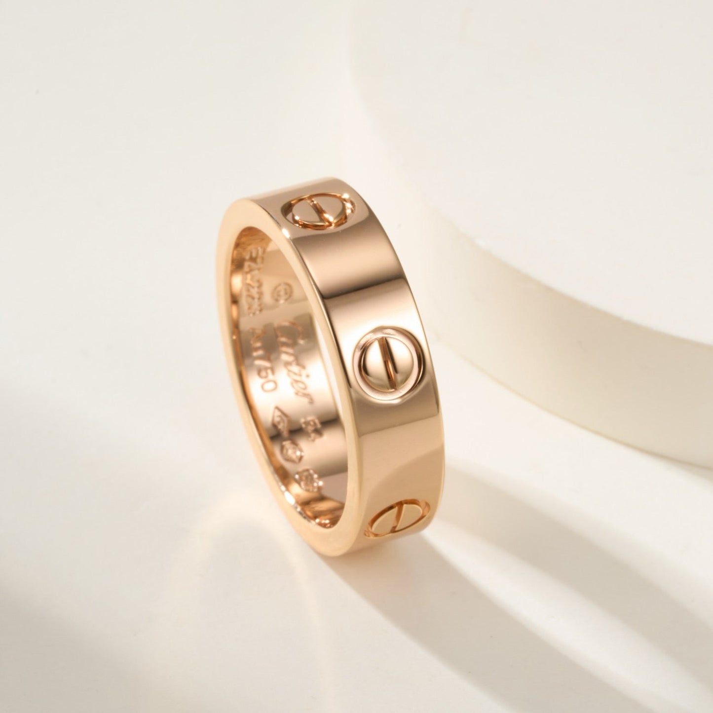 [✨ROSE💎]LOVE RING 5.5MM NO DIAMOND