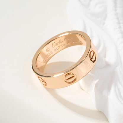 [✨ROSE💎]LOVE RING 5.5MM NO DIAMOND