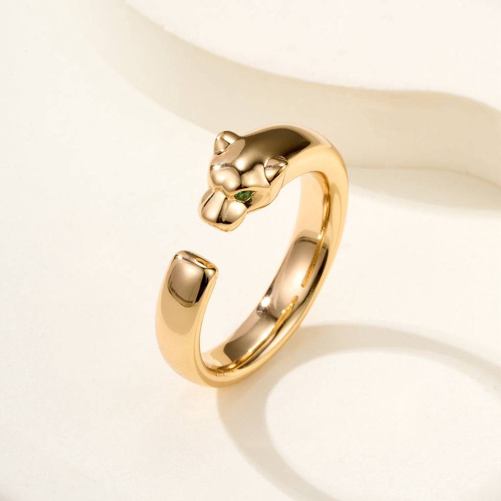 [✨ROSE💎]PANTHERE NO DIAMOND SMALL RING