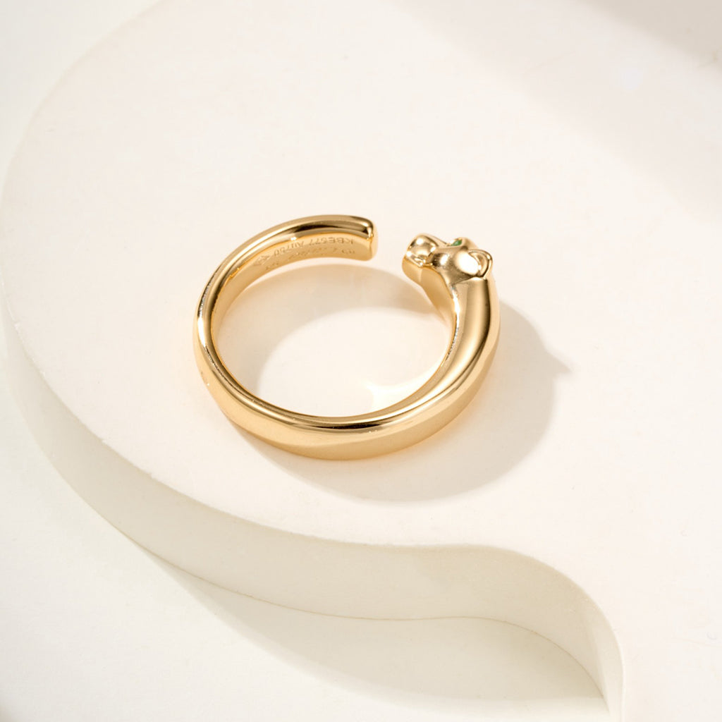 [✨ROSE💎]PANTHERE NO DIAMOND SMALL RING