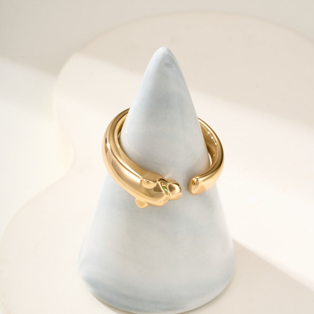 [✨ROSE💎]PANTHERE NO DIAMOND SMALL RING