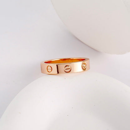 [✨ROSE💎]LOVE RING 3.6 MM NO DIAMOND