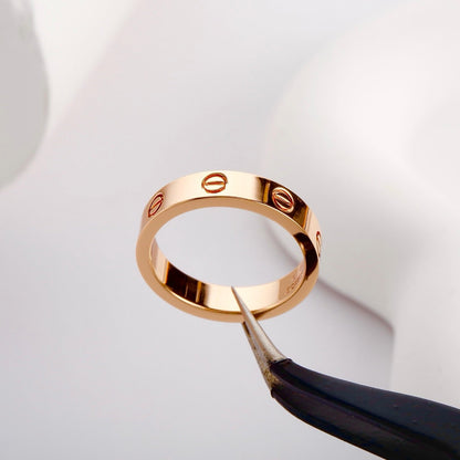 [✨ROSE💎]LOVE RING 3.6 MM NO DIAMOND