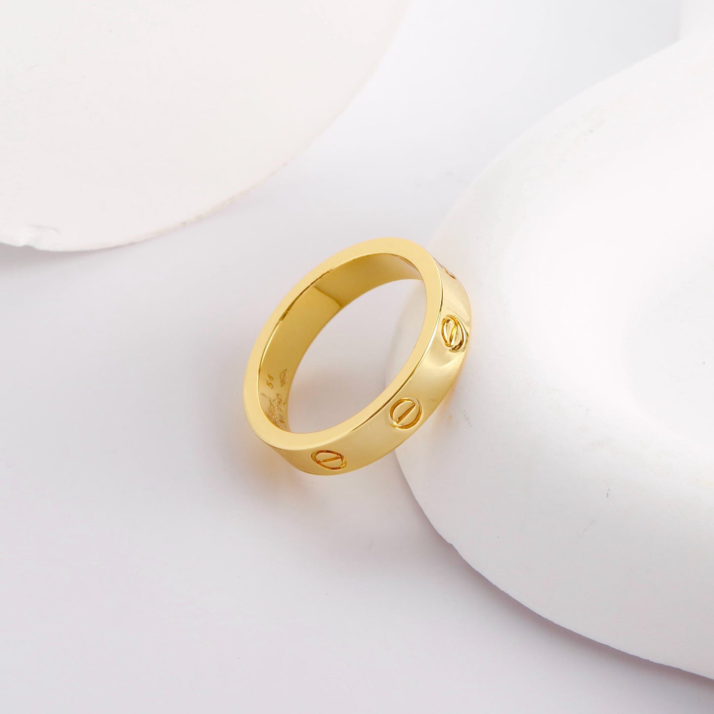 [✨ROSE💎]LOVE RING 3.6 MM NO DIAMOND