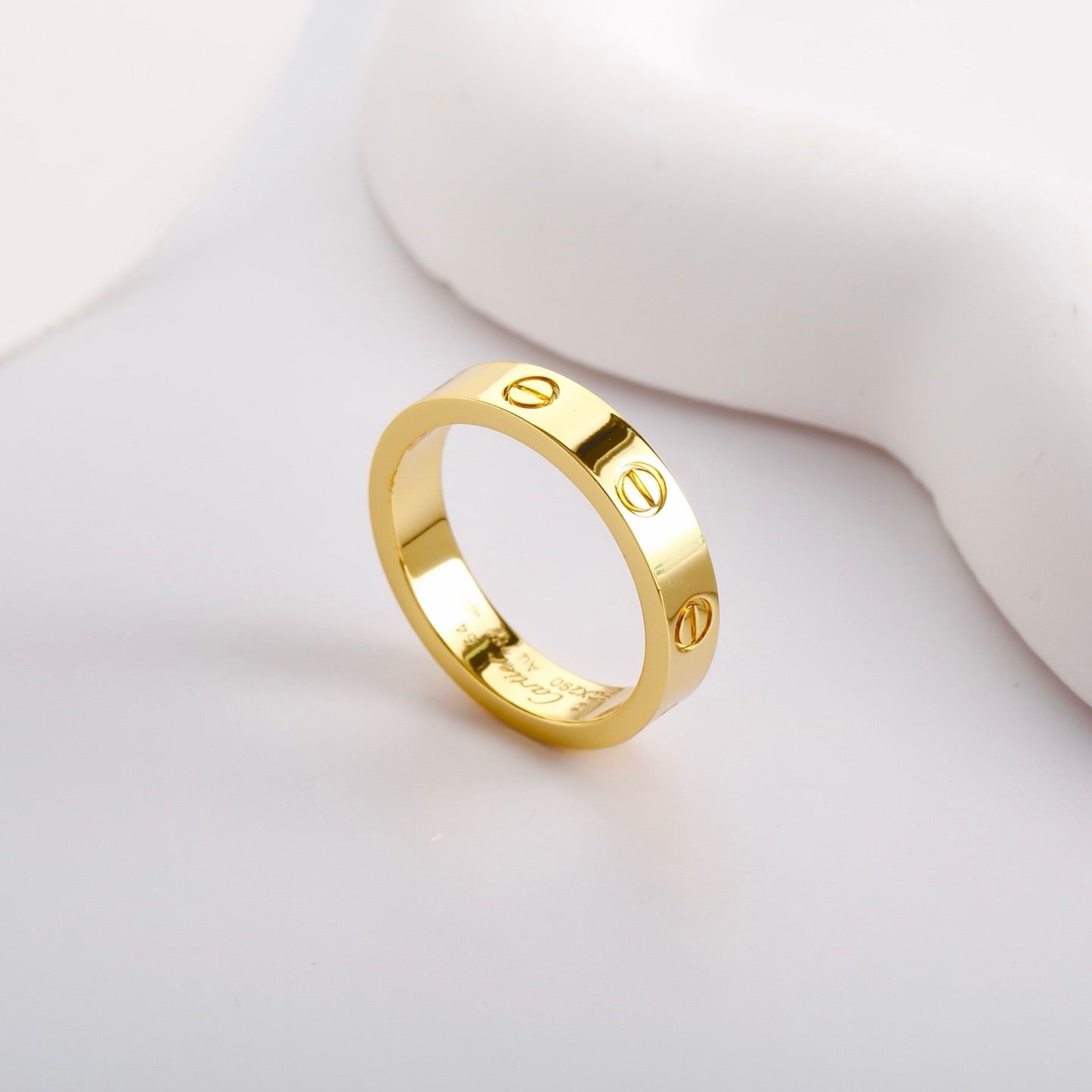 [✨ROSE💎]LOVE RING 3.6 MM NO DIAMOND