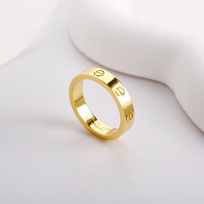 [✨ROSE💎]LOVE RING 3.6 MM NO DIAMOND
