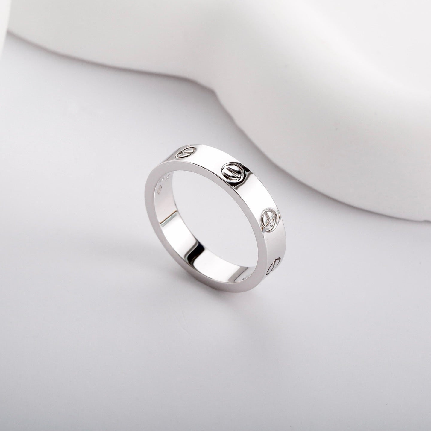 [✨ROSE💎]LOVE RING 3.6 MM NO DIAMOND