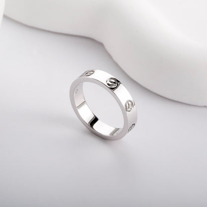 [✨ROSE💎]LOVE RING 3.6 MM NO DIAMOND