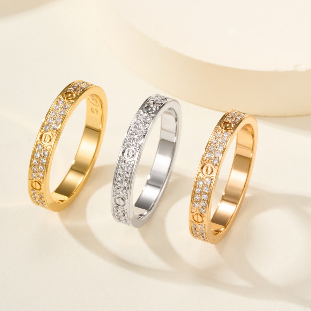 [✨ROSE💎]LOVE RING 2.65MM DIAMOND