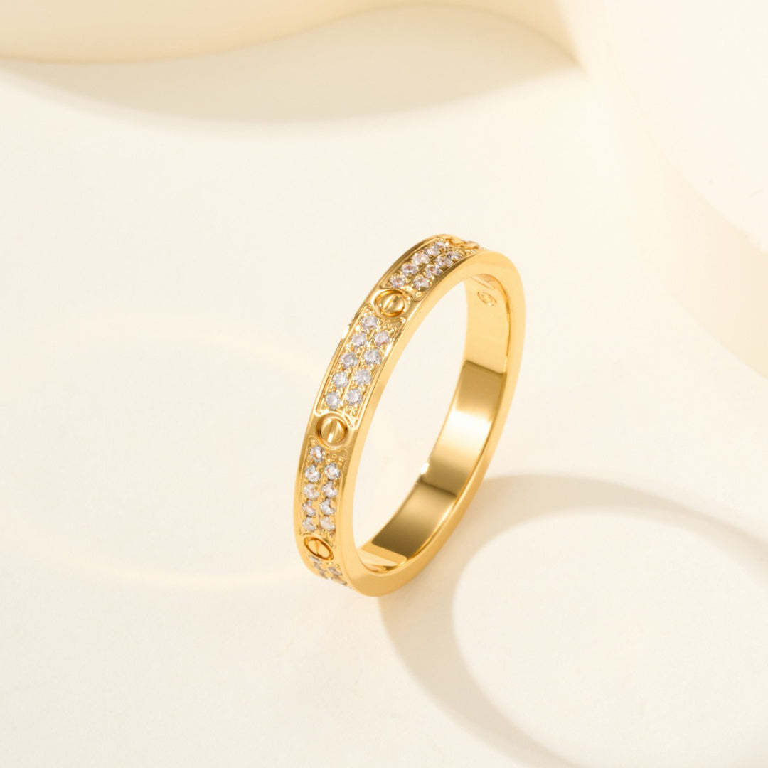 [✨ROSE💎]LOVE RING 2.65MM DIAMOND