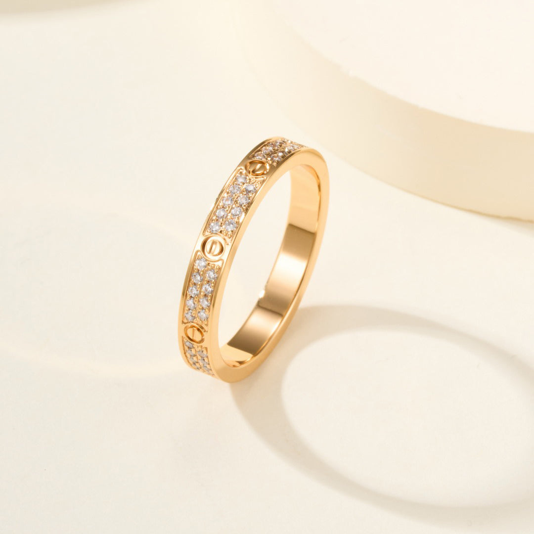 [✨ROSE💎]LOVE RING 2.65MM DIAMOND