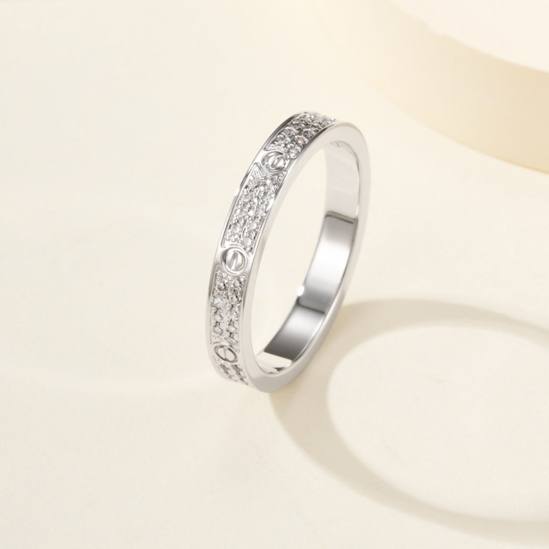 [✨ROSE💎]LOVE RING 2.65MM DIAMOND