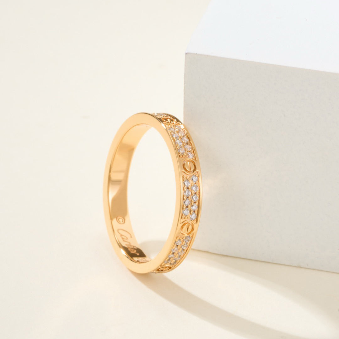 [✨ROSE💎]LOVE RING 2.65MM DIAMOND