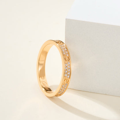 [✨ROSE💎]LOVE RING 2.65MM DIAMOND