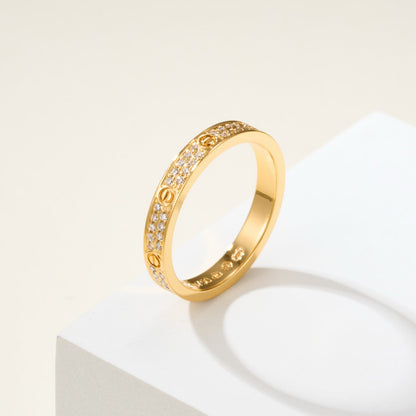 [✨ROSE💎]LOVE RING 2.65MM DIAMOND