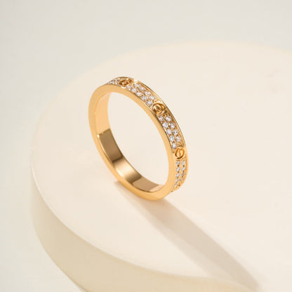 [✨ROSE💎]LOVE RING 2.65MM DIAMOND