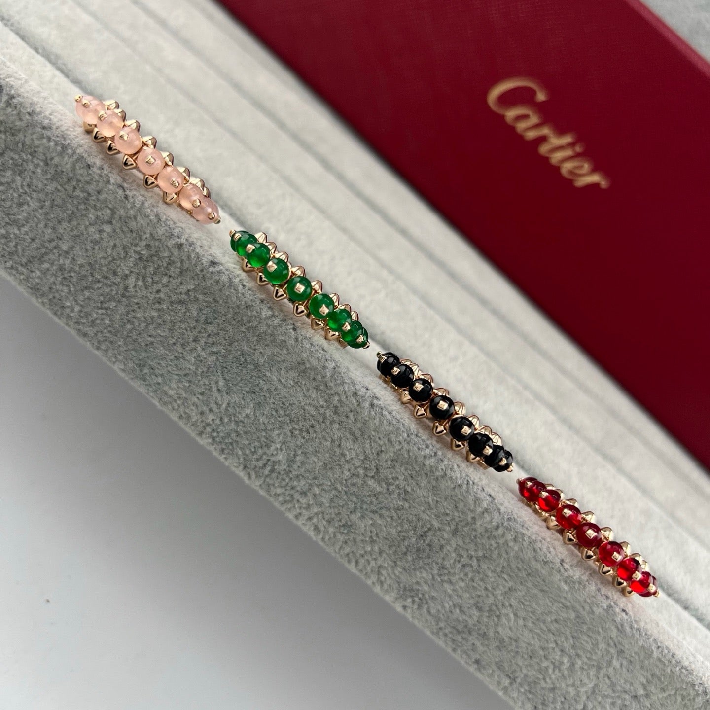 [✨ROSE💎]CLASH 7.9MM AGATE CHALCEDONY RING