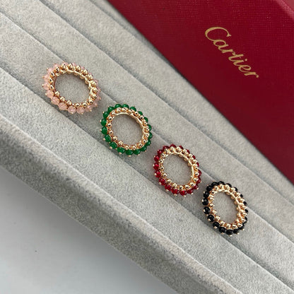 [✨ROSE💎]CLASH 7.9MM AGATE CHALCEDONY RING