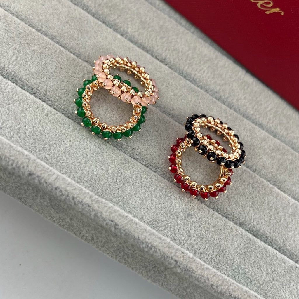 [✨ROSE💎]CLASH 7.9MM AGATE CHALCEDONY RING