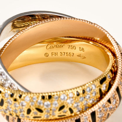 [✨ROSE💎]TRINITY  RING LEOPARD PRINT