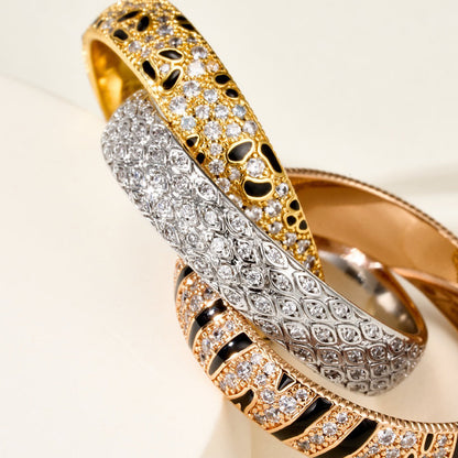 [✨ROSE💎]TRINITY  RING LEOPARD PRINT