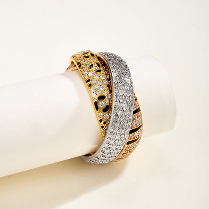 [✨ROSE💎]TRINITY  RING LEOPARD PRINT