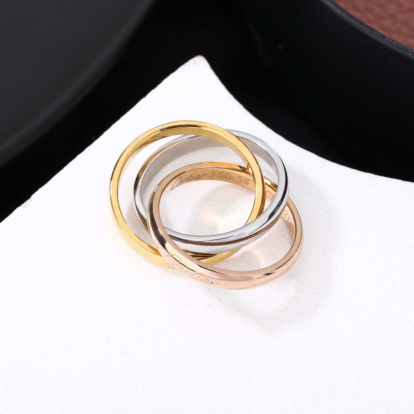 [✨ROSE💎]TRINITY 3.2MM RING COLLECTION