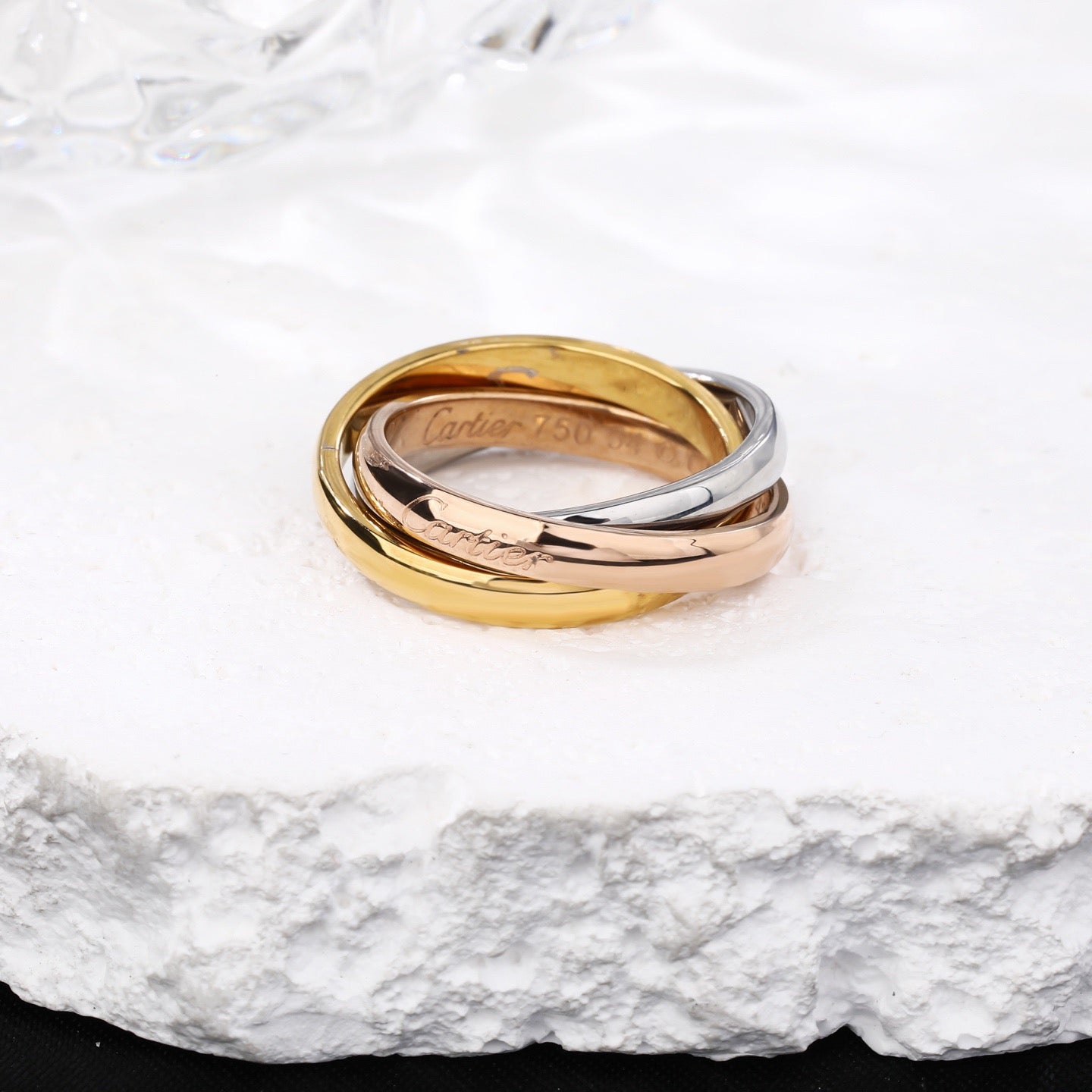 [✨ROSE💎]TRINITY 3.2MM RING COLLECTION