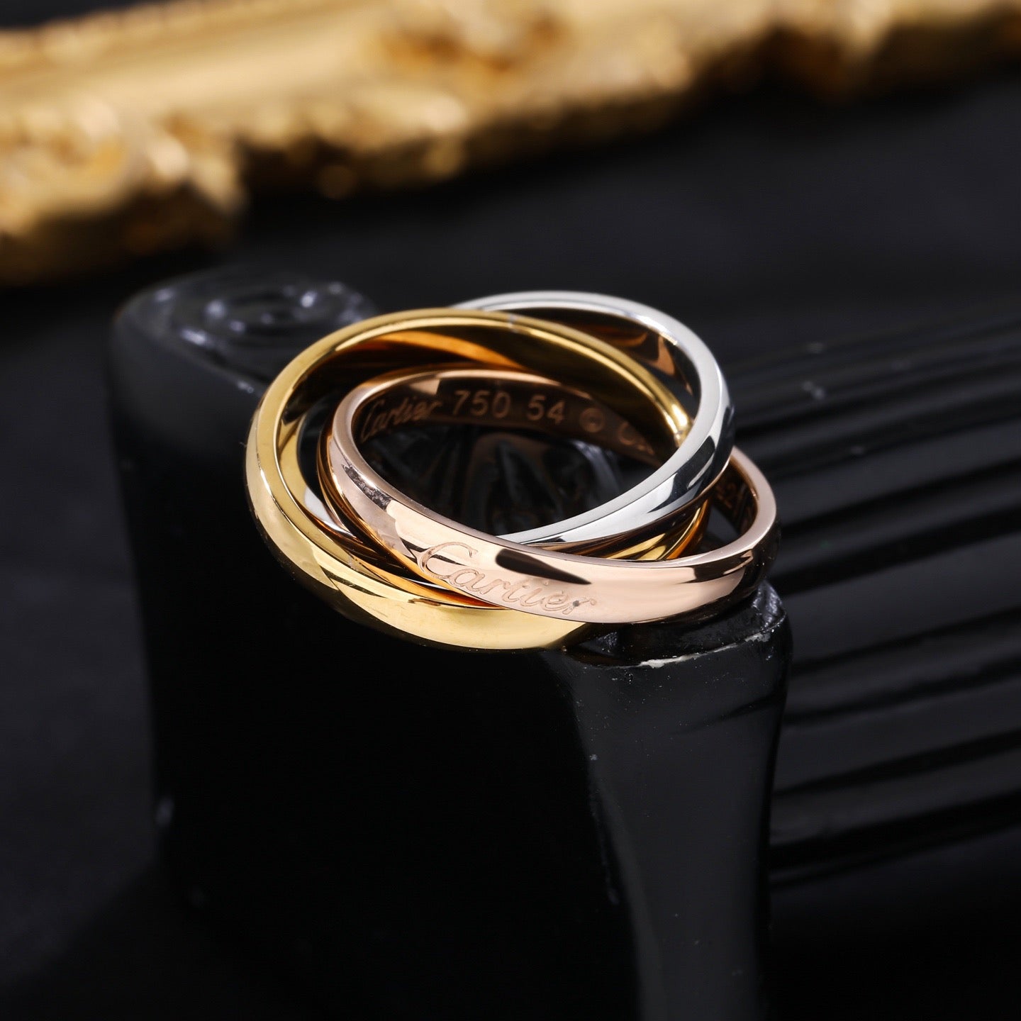 [✨ROSE💎]TRINITY 3.2MM RING COLLECTION