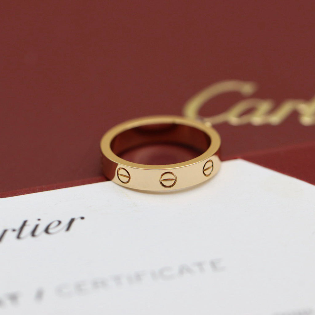 [✨ROSE💎]LOVE RING 3.6MM 1 BIG DIAMOND