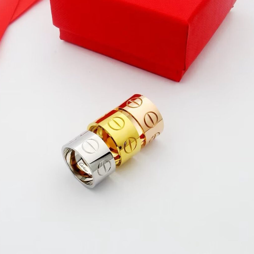 [✨ROSE💎]LOVE 11MM LARGE RING