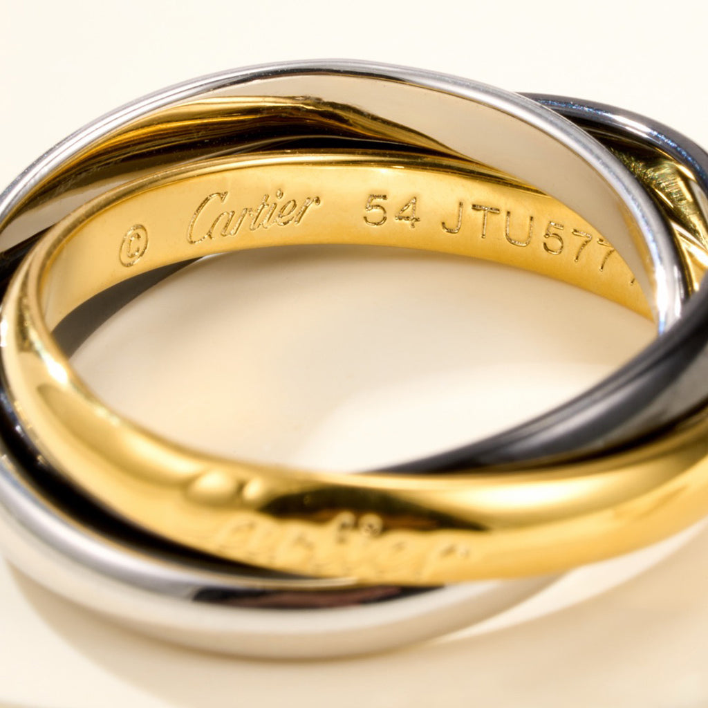 [✨ROSE💎]TRINITY 3.2MM RING BLACK CERAMIC