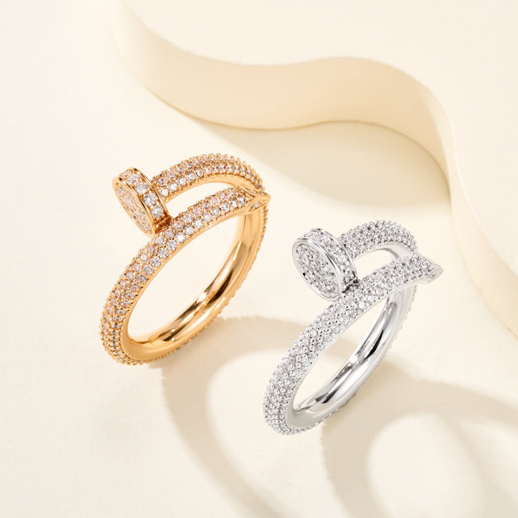 [✨ROSE💎]JUSTE RING 2.6MM FULL DIAMOND