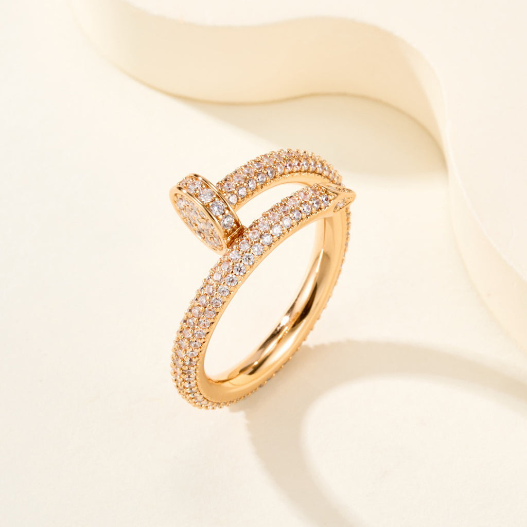[✨ROSE💎]JUSTE RING 2.6MM FULL DIAMOND